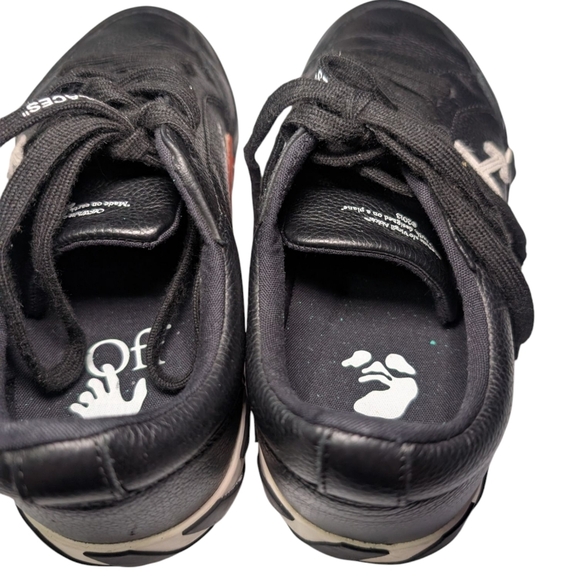 Off-White Black and Red Men's Sneakers - Picture 7 of 7